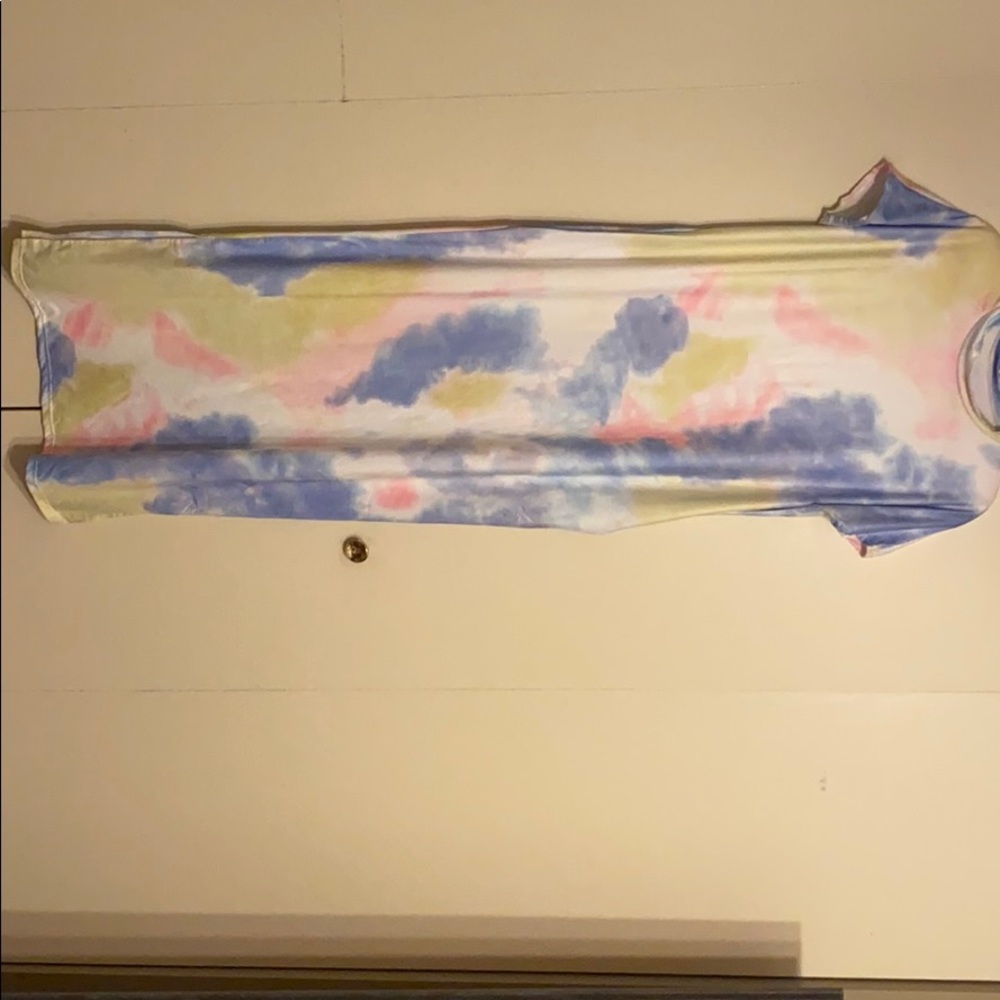 Soft Color Tie Dye Maxi